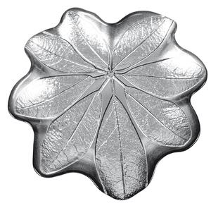 Ciotolina centrotavola in vetro a forma di foglia Elegance Tupelo Leaf Sibilla