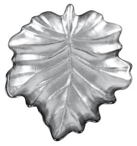 Ciotolina centrotavola in vetro a forma di foglia Elegance Leaf, Sibilla