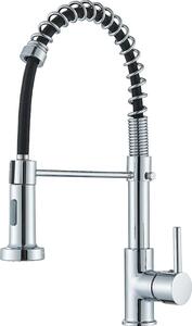 Rubinetto da cucina con doccetta estraibile Miscelatore girevole a 360° in acciaio inox Galvanica