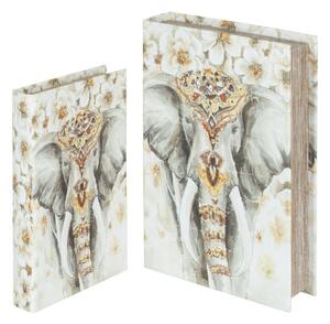Cestini, scatole e cestini Signes Grimalt Scatole Per Libri Di Elefanti Set 2U