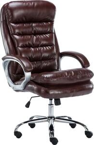 Sedia ergonomica per ufficio - poltrona direzionale - portata 235 kg, lussuosa struttura cromata