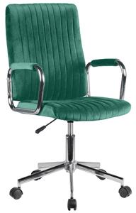 Akord Sedia Girevole Verde Scuro 51X61X100 Cm