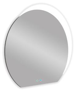 Specchio con illuminazione integrata bagno ovale Bluetooth + Touch L 109 x H 100 cm