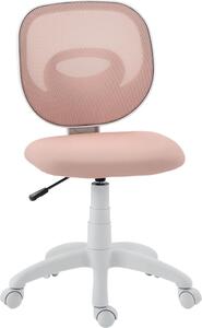 Sedia da ufficio Sedia da scrivania ergonomica con schienale a C, regolabile in altezza