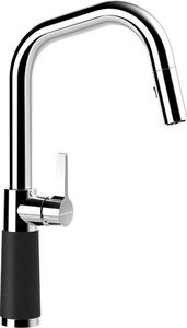 Miscelatore per lavello con doccia Schock SC-530 nero 556120GNE