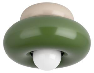EGLO Plafoniera soffitto Torchiarolo, dimmerabile, Verde, Soggiorno / Sala da pranzo, Metallo, Moderno, Plafoniera