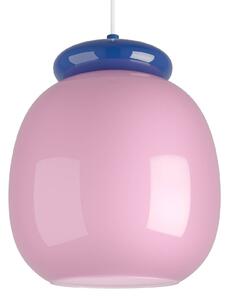 EGLO Lampada a sospensione Berardelli, dimmerabile, Violetto / Fucsia / Rosa, Soggiorno / Sala da pranzo, Vetro, Moderno, Lampada a sospensione