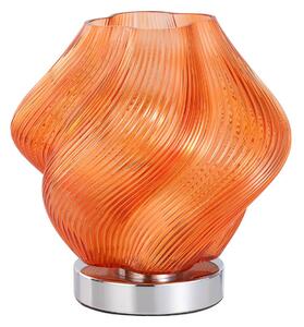 EGLO Lampada da tavolo Meliciano, Giallo / Arancione, Soggiorno / Sala da pranzo, Vetro, Lampada da tavolo