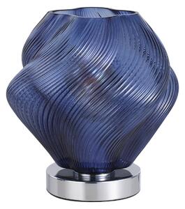 EGLO Lampada da tavolo Meliciano, Blu, Soggiorno / Sala da pranzo, Vetro, Lampada da tavolo