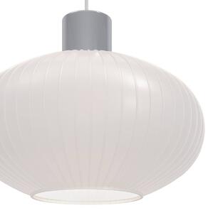 EGLO Lampada a sospensione Dasmina, dimmerabile, Bianco / Opale, Soggiorno / Sala da pranzo, Vetro, Giovanile, Lampada a sospensione