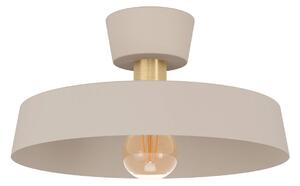 EGLO Plafoniera soffitto Valdiola, dimmerabile, Crema / Ambra, Soggiorno / Sala da pranzo, Metallo, Plafoniera