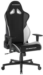 Sedia da gioco DXRacer GLADIATOR bianca e nera