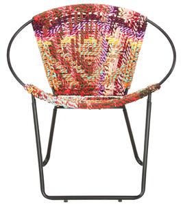 Sedia Acapulco Multicolore in Tessuto Chindi