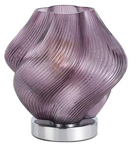 EGLO Lampada da tavolo Meliciano, Violetto / Fucsia / Rosa, Soggiorno / Sala da pranzo, Vetro, Lampada da tavolo