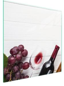 Piatto Di Protezione In Vetro Per Il Cuore 50X52 Vino