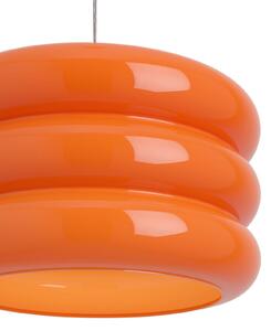 EGLO Lampada a sospensione Tortora, dimmerabile, Giallo / Arancione, Soggiorno / Sala da pranzo, Vetro, Giovanile, Lampada a sospensione
