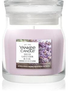 Yankee Candle Dried Lavender & Oak candela profumata Signature 110 g