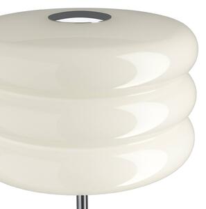 EGLO Lampada da terra Tortora, Bianco / Opale, Soggiorno / Sala da pranzo, Vetro, Giovanile, Lampada da terra