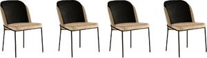 Skye Decor, DR - 145 V4, set di sedie (4 pezzi), beige, 100% METALLO, 54 x 55 x 86 cm