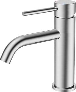 FORIOUS Rubinetto da bagno Acciaio inox Spotresist Nickel Miscelatore monocomando