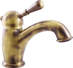 LABE - Miscelatore per lavabo senza scarico, ottone vecchio (bronzo) L426.0SM, RAV Slezák