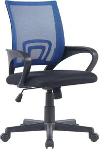 Sedia ergonomica da ufficio Geniús - sedia da ufficio - polvere di rete traspirante, altezza della seduta regolabile. Colore: blu