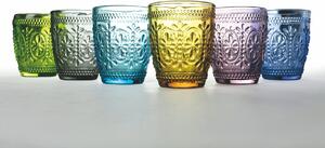 Bicchieri in vetro colorati set 6 bicchieri acqua 295 ml Imperial