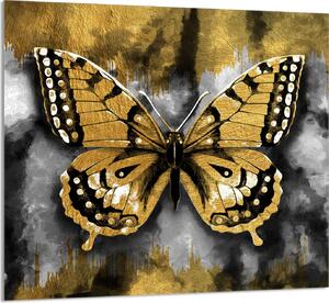 PIATTO IN VETRO PER CUCINA 65x60 Butterfly