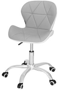 Springos® Sedia da ufficio Sedia da scrivania ergonomica imbottita Altezza regolabile con rotelle Sedia girevole fino a 120 kg Trapuntata