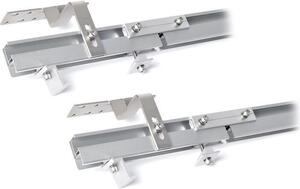 Solarmi SCOMP-2H35 supporto SC completo per il montaggio di 2 pannelli da 35 mm sol. su tetto inclinato (gancio)