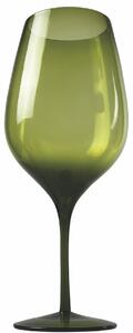Bicchieri calici in vetro colorato set 6 calici 428 ml Happy Hour