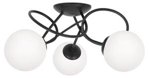 Lampada a sospensione NELA bianco e nero 3xE14x15W in metallo, dimensioni: 25x48x48 cm, IP20, Kaja