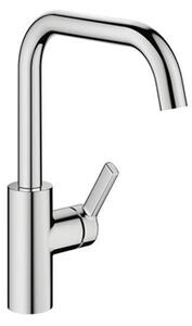 Naber Glam 1 miscelatore monocomando ad alta pressione in metallo argento