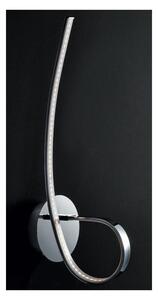 NEBULA APPLIQUE MODERNA IN METALLO CROMATO LED 10W LUCE 3000K ALTEZZA CM 45