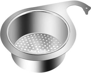 Rubinetto da cucina con filtro a sospensione argentato Gootsteinezug