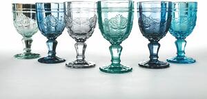 Bicchieri calici acqua bibite e drink in vetro set 6 calici 235 ml Syrah