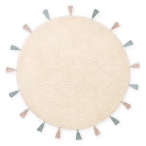 Tappeto per bambini color crema in cotone lavabile/tessuto a mano ø160 cm Snuggle Sunna – Hanse Home