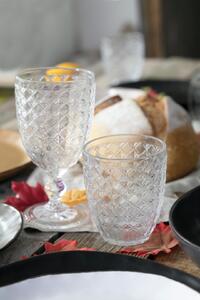 Bicchieri calici acqua bibite e drink in vetro set 6 calici 235 ml Strand