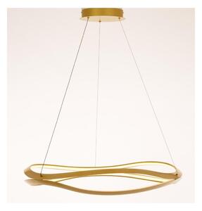 LOVERS SOSPENSIONE SINUOSA A LED IN 2 MISURE LUCE CCT 2700K,3000K,4000K ALLUMINIO 3 COLORI ORIGINALE E MODERNA
