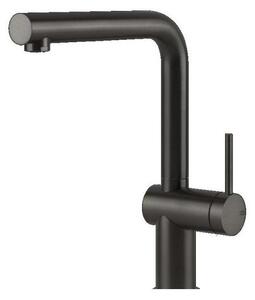 GESSI INEDITO 60431#707 Miscelatore lavello con canna girevole Metallo Nero Spazzolato PVD