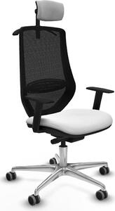 Sedia da ufficio Piqueras y Crespo modello D086G2H, colore bianco