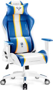 Diablo X-One 2.0 Gaming Chair Sedia da ufficio Braccioli regolabili Design ergonomico Cuscino collo/glutei King Size Aqua Blue / Blue