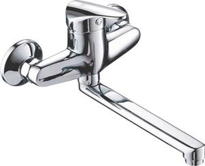 Beitz & Walz AqvaBasic II Lavello da incasso a parete, foro da 150 mm, cromato