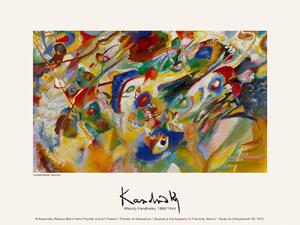 Stampa artistica Composition Vii Vintage Abstract - Wassily Kandinsky, (40 x 30 cm)