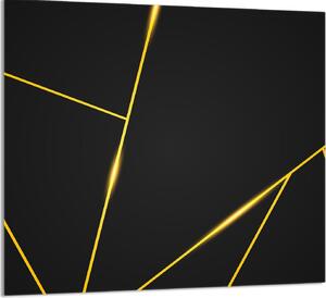 PIATTO IN VETRO PER CUCINA 65x60 Nero
