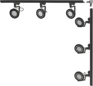 Set L 1x1m nero con faretti AR111 monofase 3579 Zuma Line