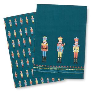 Set di strofinacci in cotone a tema natalizio 4 pz 50x70 cm Nutcracker – Catherine Lansfield