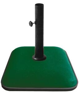 Base per ombrellone quadrato Verde 45x45cm 25Kg Kroma Garden Deluxe Collection