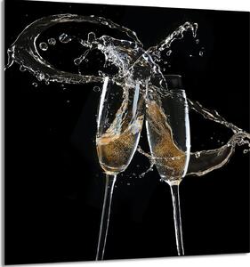 PIATTO IN VETRO PER CUCINA 60x65 Vino