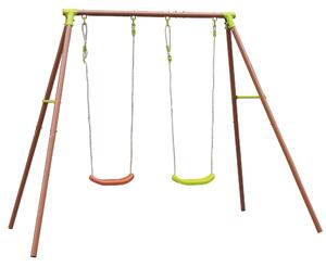 Altalena in acciaio 2 posti per bambini da giardino Winnie Two